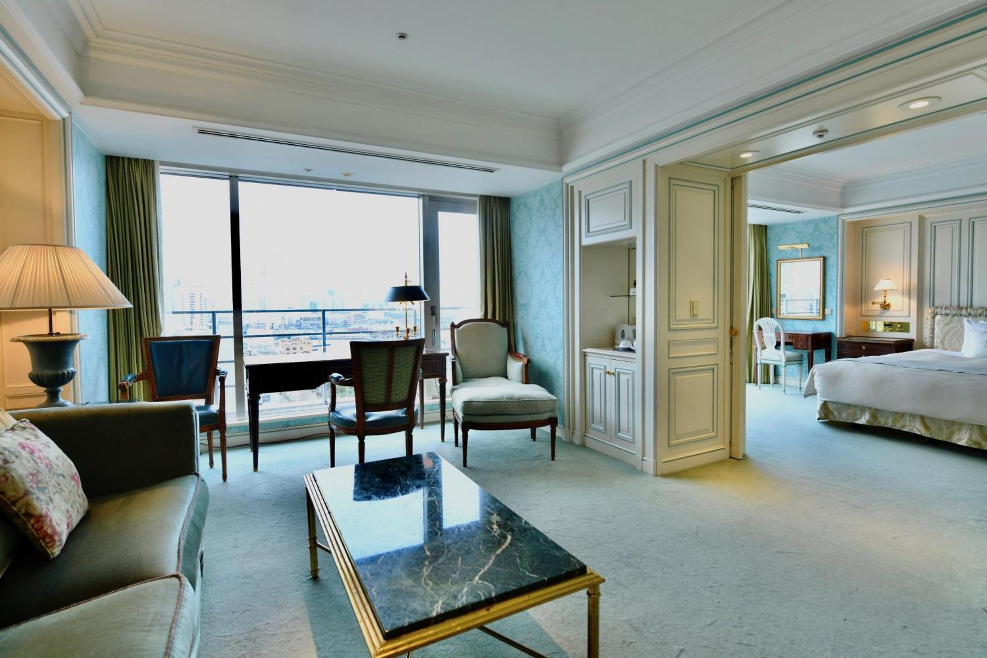 فندق نيو جراند يوكوهامَ المظهر الخارجي الصورة A suite at the hotel