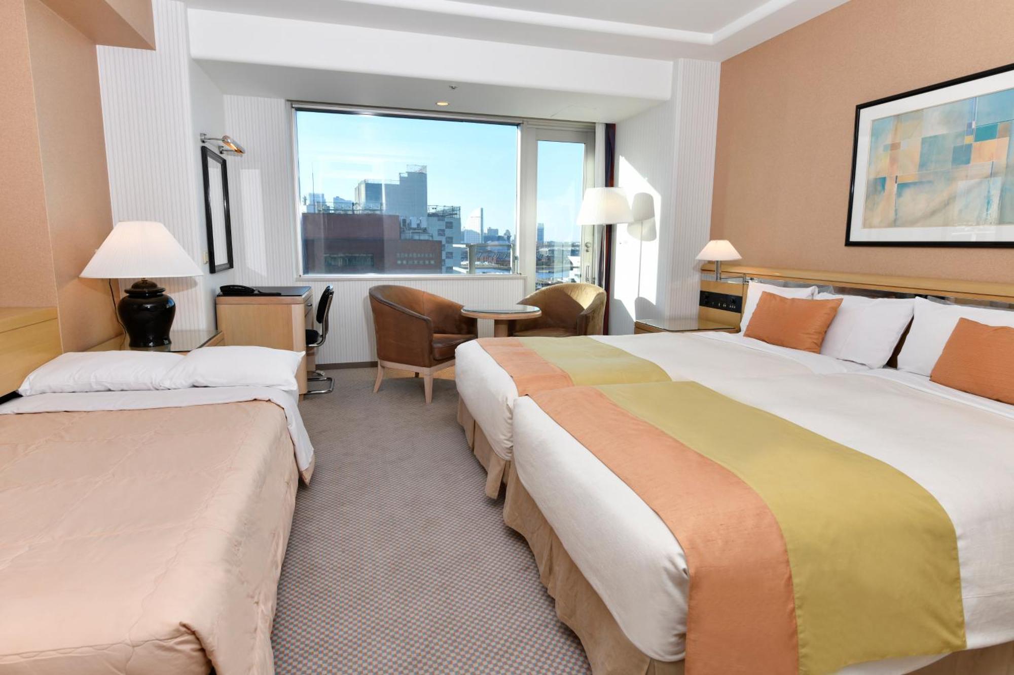 فندق نيو جراند يوكوهامَ المظهر الخارجي الصورة A room at the hotel